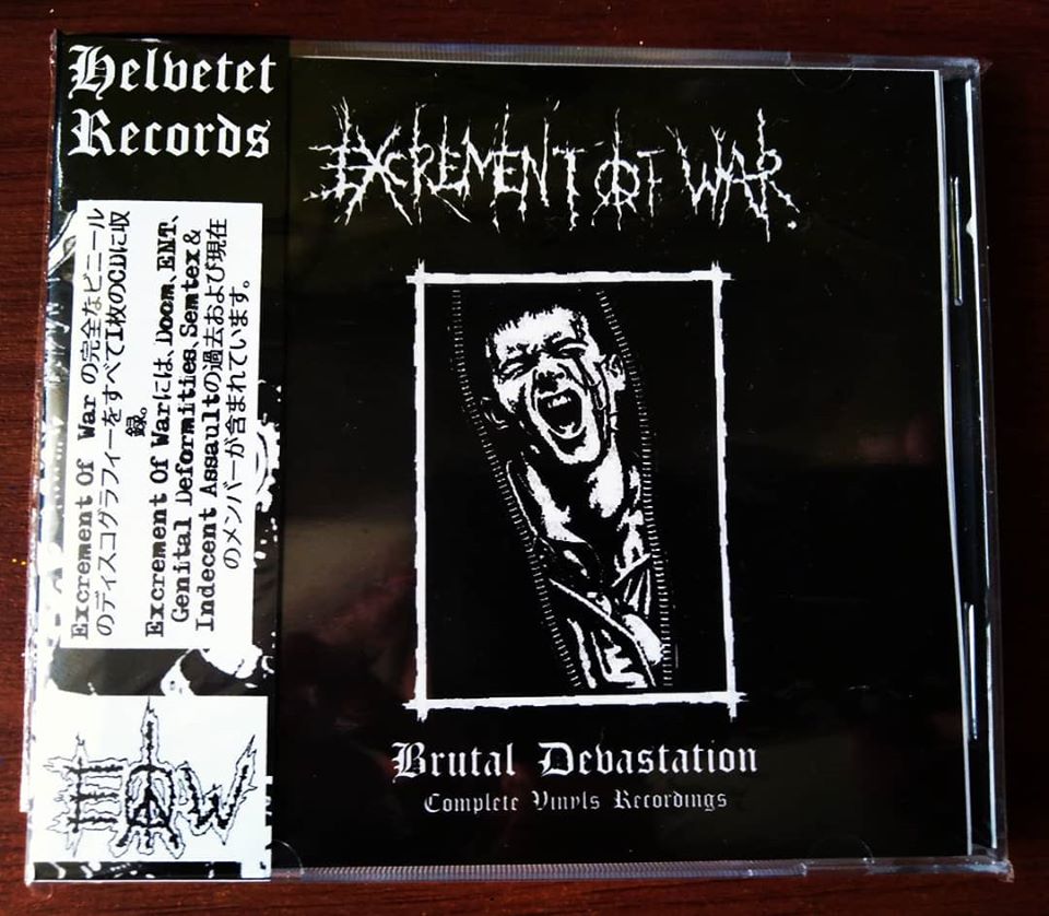 EXCREMENT OF WAR - Brutal devastation: complete vinyls recordings